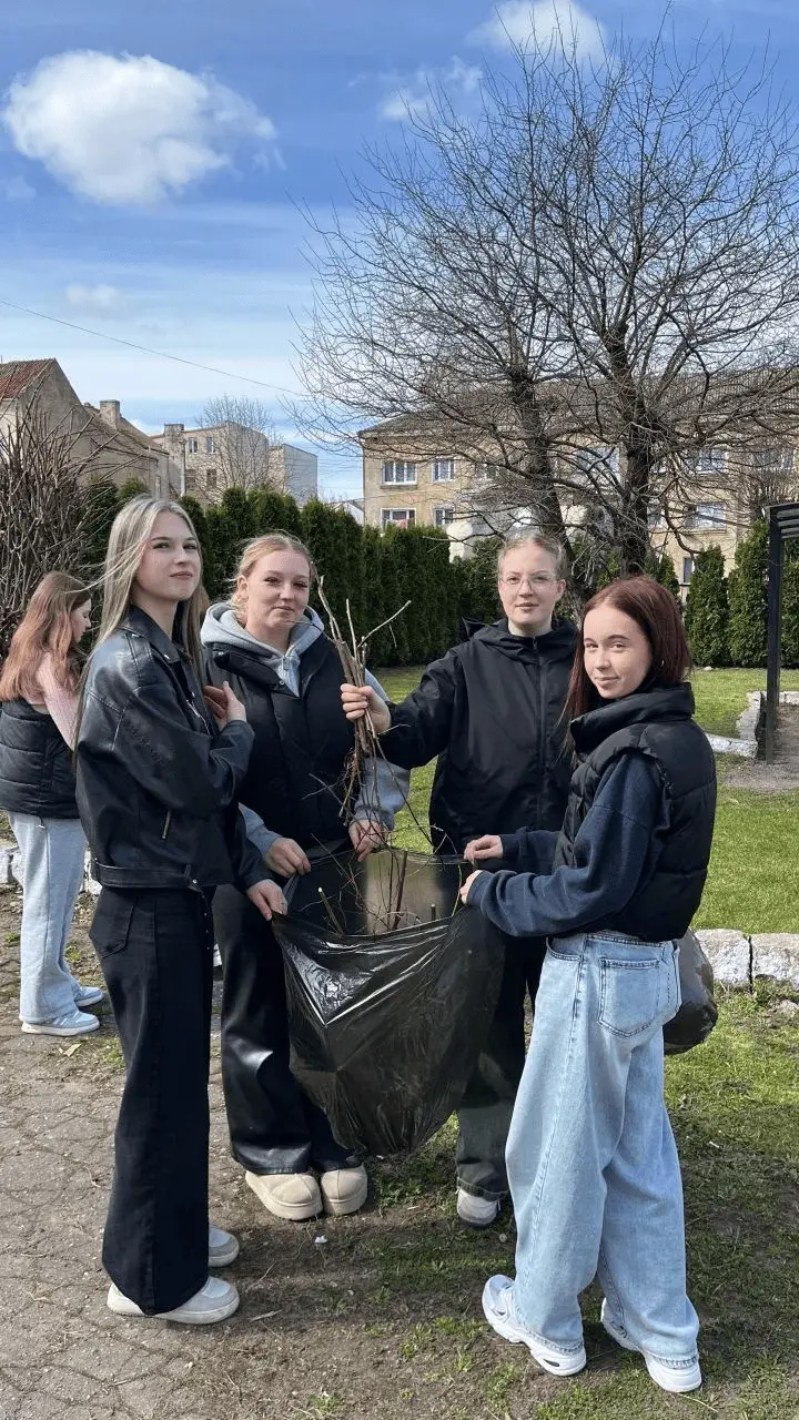 Субботник на территории колледжа